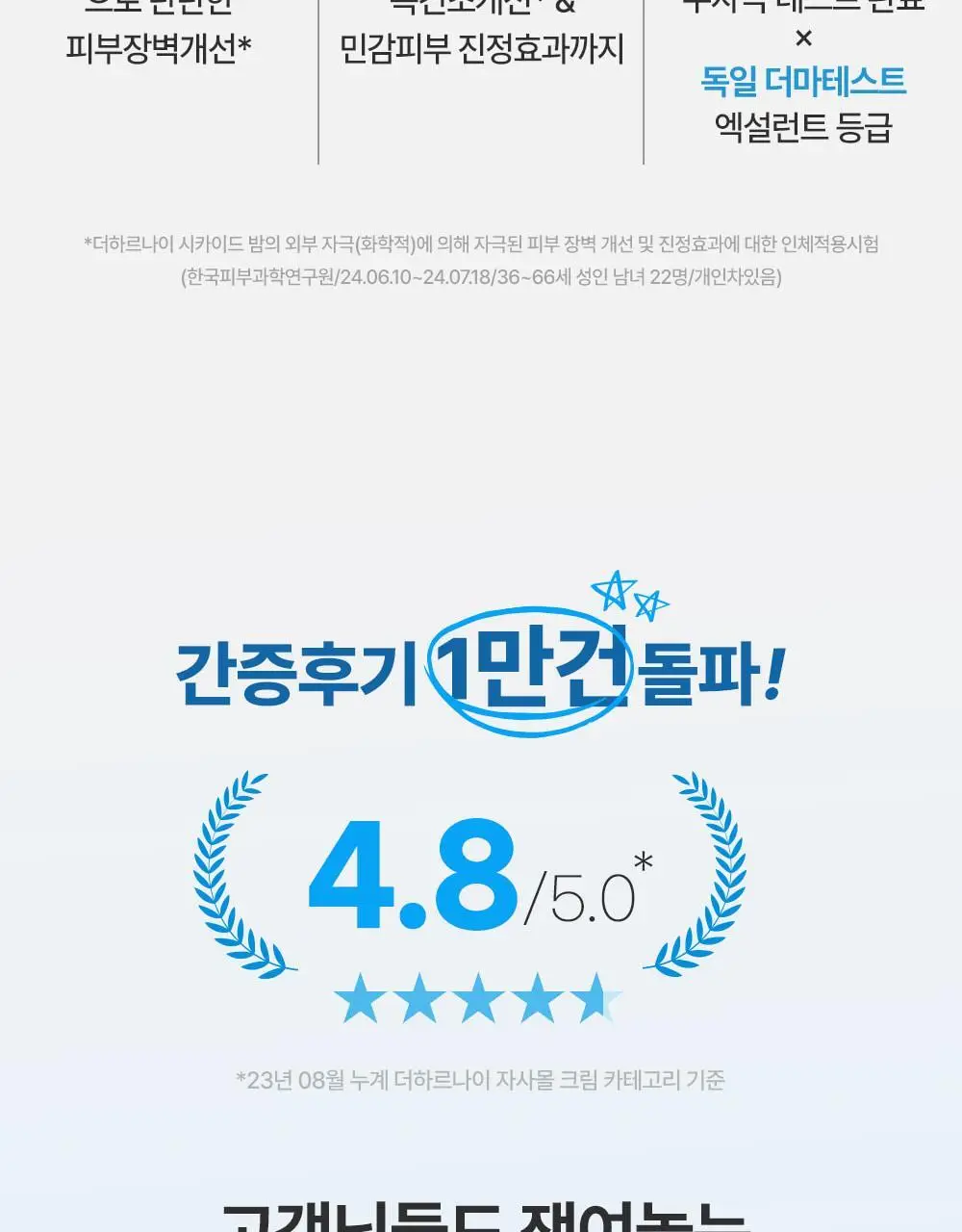 [피부장벽강화크림] 더하르나이 시카이드 밤 100ml기획(+앰플5ml*3p+크림5ml*2p) 상세페이지 12